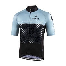 BIANCHI MILANO Tricou de ciclism cu mânecă scurtă - QUIRRA - negru/albastru deschis