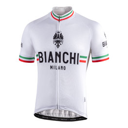 BIANCHI MILANO Tricou de ciclism cu mânecă scurtă - ISALLE - alb