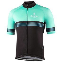 BIANCHI MILANO Tricou de ciclism cu mânecă scurtă - PRIZZI - verde/negru
