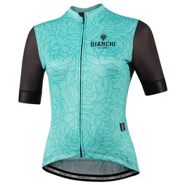 BIANCHI MILANO Tricou de ciclism cu mânecă scurtă - SOSIO LADY - verde/negru