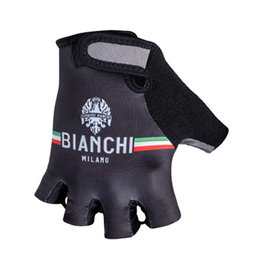 BIANCHI MILANO Mănuși de ciclism fără degete - ANAPO - negru