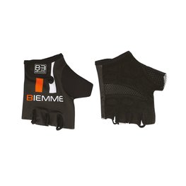 Mănuși de ciclism fără degete - STRAPS - negru/portocaliu/alb