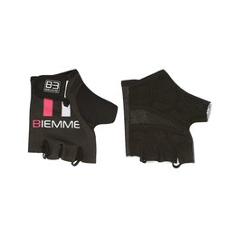 Mănuși de ciclism fără degete - STRAPS - roz/negru/alb