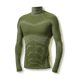 BIOTEX Tricou de ciclism cu mânecă lungă - POWERFLEX WARM - verde