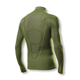 BIOTEX Tricou de ciclism cu mânecă lungă - POWERFLEX WARM - verde