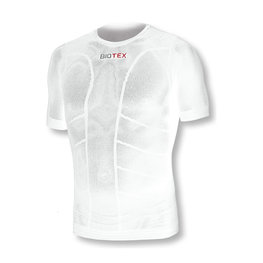 BIOTEX Tricou de ciclism cu mânecă scurtă - SUN MESH - alb