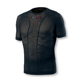 BIOTEX Tricou de ciclism cu mânecă scurtă - SUN MESH - negru