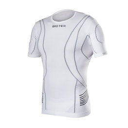 BIOTEX Tricou de ciclism cu mânecă scurtă - HIGHTECH WARM - alb
