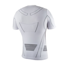 BIOTEX Tricou de ciclism cu mânecă scurtă - HIGHTECH WARM - alb