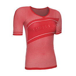 BIOTEX Tricou de ciclism cu mânecă scurtă - POWERFLEX LADY - roșu