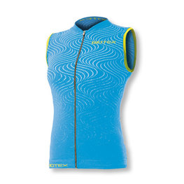 BIOTEX Tricoul de ciclism fără mâneci - SOFFIO LADY - albastru deschis