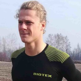 BIOTEX Tricou de ciclism cu mânecă lungă - 3D - galben/negru