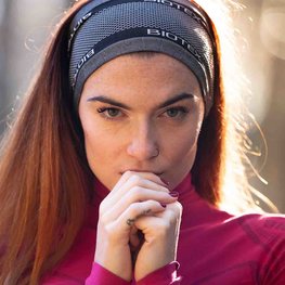 BIOTEX Banderolă de ciclism - MEAD - negru