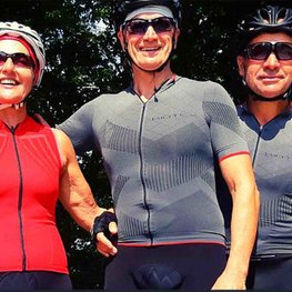 BIOTEX Tricou de ciclism cu mânecă scurtă - SOFFIO - gri