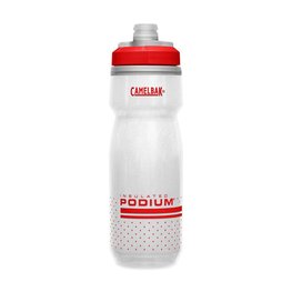 CAMELBAK Sticlă de apă pentru ciclism - PODIUM® CHILL™ - alb/roșu
