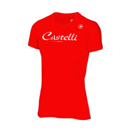 CASTELLI Tricou de ciclism cu mânecă scurtă - CLASSIC W - roșu