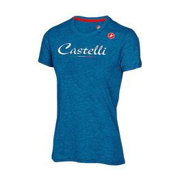 CASTELLI Tricou de ciclism cu mânecă scurtă - CLASSIC W - albastru