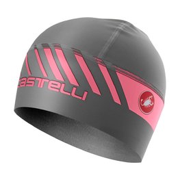 CASTELLI Șapcă de ciclism - ARRIVO 3 THERMO - gri/roz