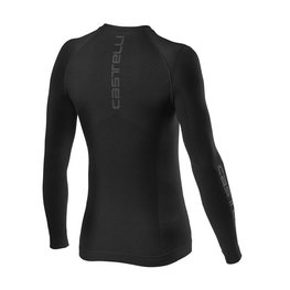 CASTELLI Tricou de ciclism cu mânecă lungă - CORE SEAMLESS - negru