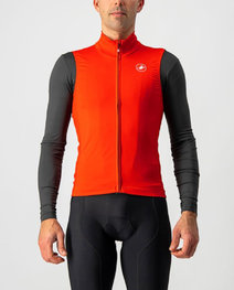 CASTELLI Vestă de ciclism - PRO THERMAL MID - roșu