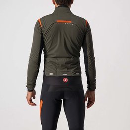 CASTELLI Jachetă termoizolantă de ciclism - ALPHA RoS 2 - verde