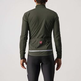 CASTELLI Jachetă termoizolantă de ciclism - GO WINTER - verde