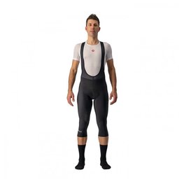 CASTELLI Pantaloni de ciclism lungi cu bretele - ENTRATA THERMAL - negru