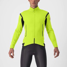 CASTELLI Jachetă termoizolantă de ciclism - PERFETTO ROS 2 - galben