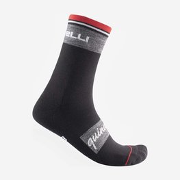 CASTELLI Șosete clasice de ciclism - QUINDICI SOFT MERINO - negru