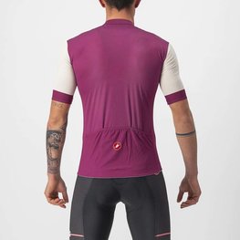 CASTELLI Tricou de ciclism cu mânecă scurtă - GIRO D'ITALIA 2024 - alb/mov