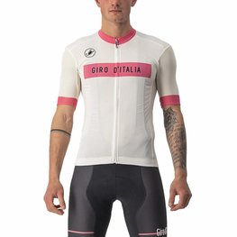 CASTELLI Tricou de ciclism cu mânecă scurtă - GIRO D'ITALIA 2024 - alb