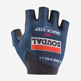 CASTELLI Mănuși de ciclism fără degete - SOUDAL QUICK-STEP 24 - albastru