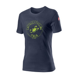 CASTELLI Tricou de ciclism cu mânecă scurtă - ARMANDO - albastru