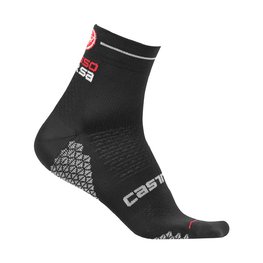 CASTELLI Șosete clasice de ciclism - ROSA CORSA DUE LADY - negru