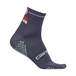 CASTELLI Șosete clasice de ciclism - ROSA CORSA DUE LADY - albastru