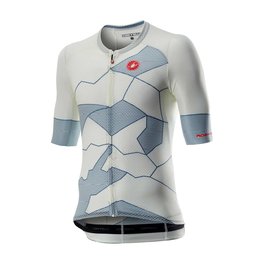 CASTELLI Tricou de ciclism cu mânecă scurtă - CLIMBER'S 3.0 - albastru deschis/bej