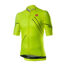 CASTELLI Tricou de ciclism cu mânecă scurtă - PASSO - galben