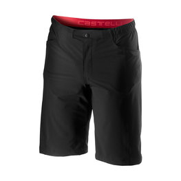 CASTELLI Pantaloni scurți de ciclism fără bretele - UNLIMITED BAGGY - negru