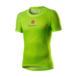CASTELLI Tricou de ciclism cu mânecă scurtă - PRO MESH - galben