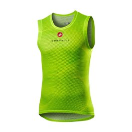 CASTELLI Tricou de ciclism fără mâneci - PRO MESH - galben