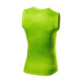 CASTELLI Tricou de ciclism fără mâneci - PRO MESH - galben