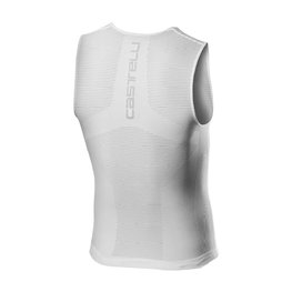 CASTELLI Tricou de ciclism fără mâneci - CORE SEAMLESS - alb