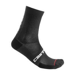 CASTELLI Șosete clasice de ciclism - SUPERLEGGERA 12 - negru
