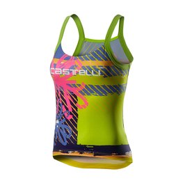 CASTELLI Maiou de ciclism - UPF0 LADY - multicolor/roz