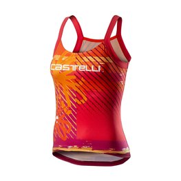 CASTELLI Maiou de ciclism - UPF0 LADY - multicolor/portocaliu