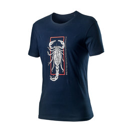 CASTELLI Tricou de ciclism cu mânecă scurtă - LOGO - albastru