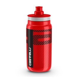 CASTELLI Sticlă de apă pentru ciclism - FLY TEAM 550 ML - roșu