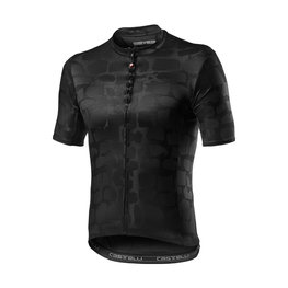 CASTELLI Tricou de ciclism cu mânecă scurtă - PAVE'  - negru