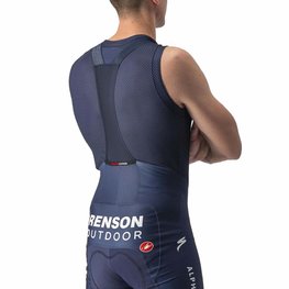 CASTELLI Tricou de ciclism fără mâneci - SOUDAL QUICK-STEP - albastru