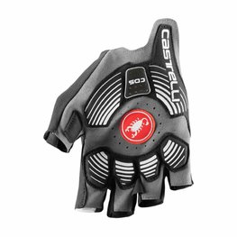 CASTELLI Mănuși de ciclism fără degete - ROSSO CORSA PRO V - alb
